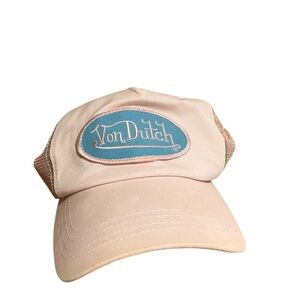 Pink Von Dutch trucker hat
